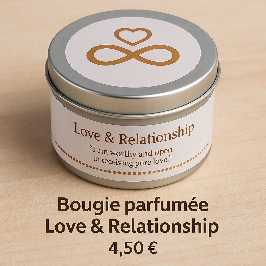 🕯Bougie parfumée Love & Relationship - Amour et Harmonie