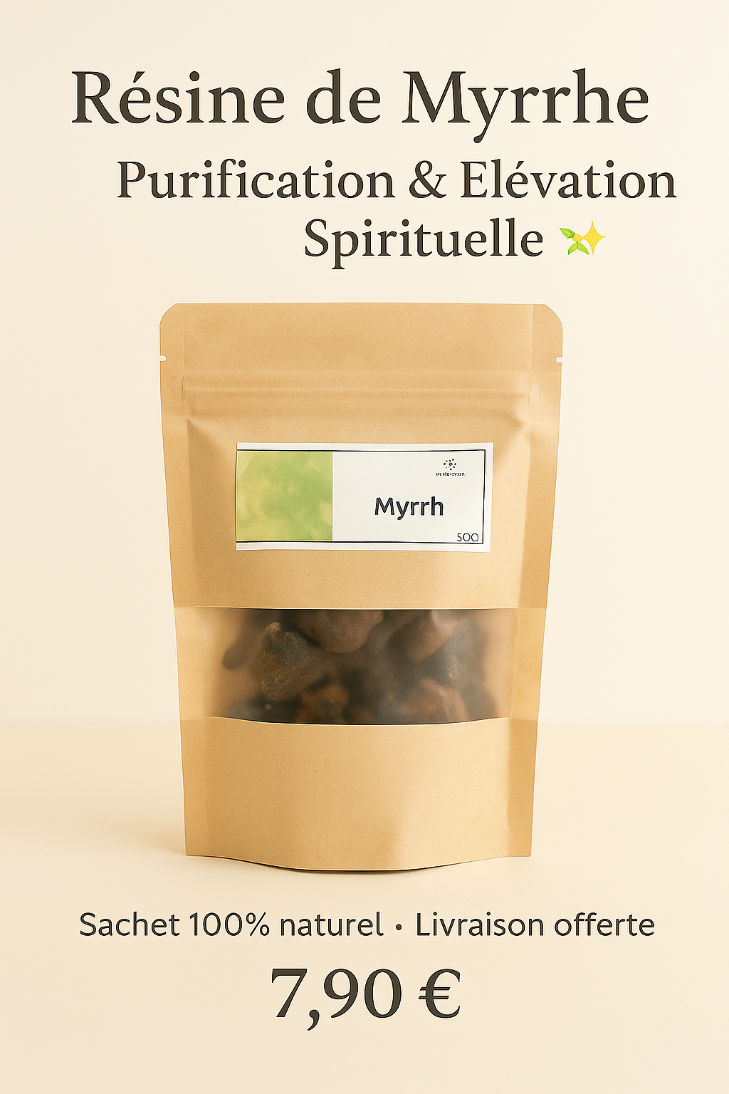 🌸 Résine de Myrrhe - Purification & elevation spirituelle🔮