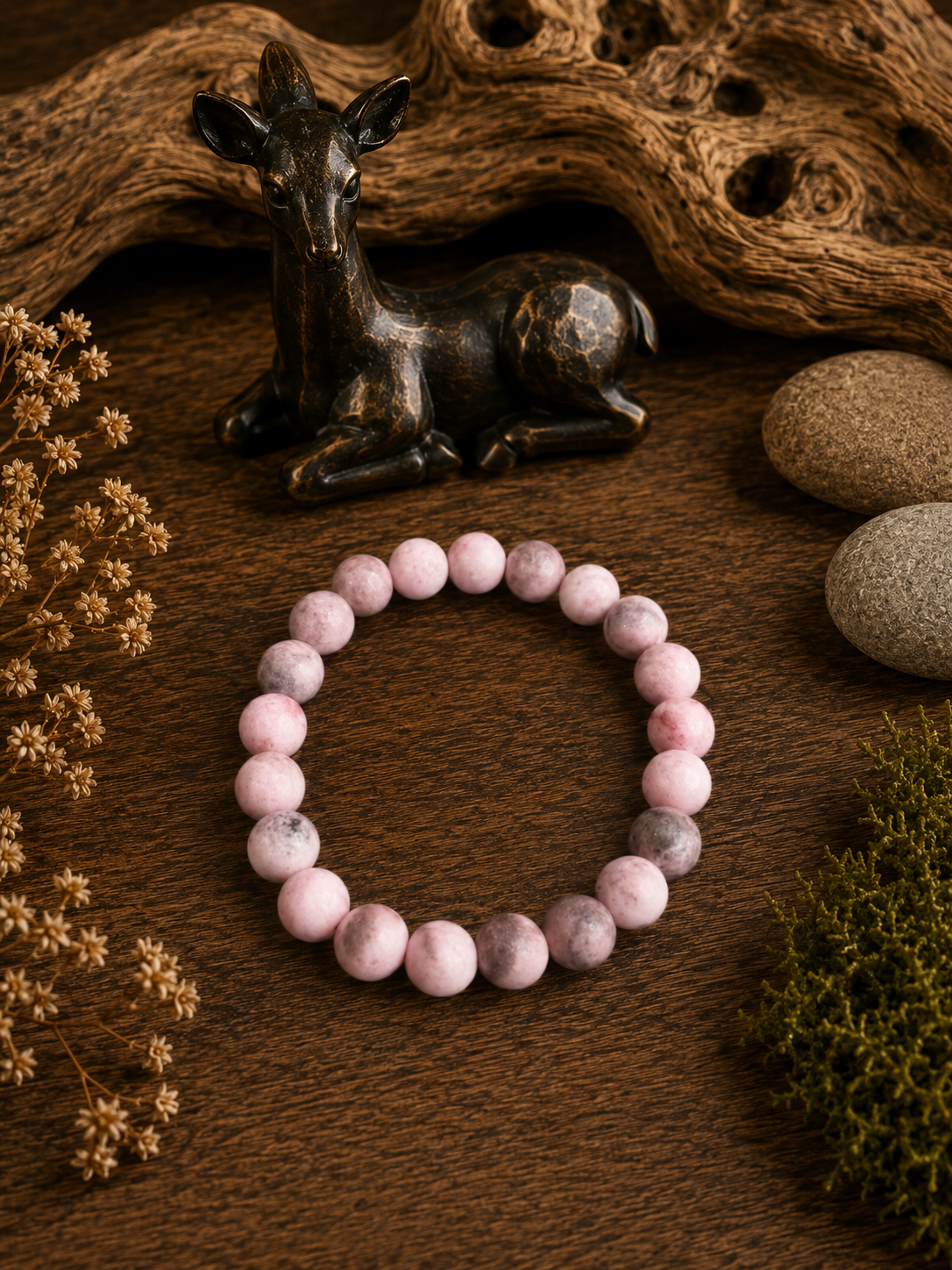 Bracelet Douceur - perles roses