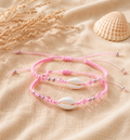 Bracelet coquillage rose clair - Eté