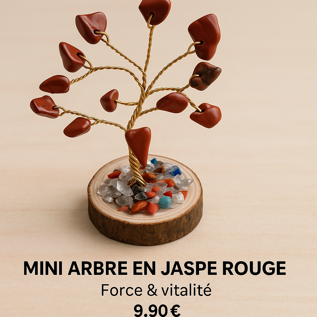 🌳Mini arbre de vie en pierres naturelles - Coloris au choix