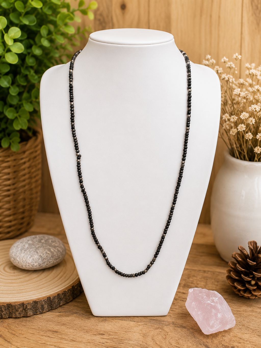 Collier fin en perles colorées - bijou délicat