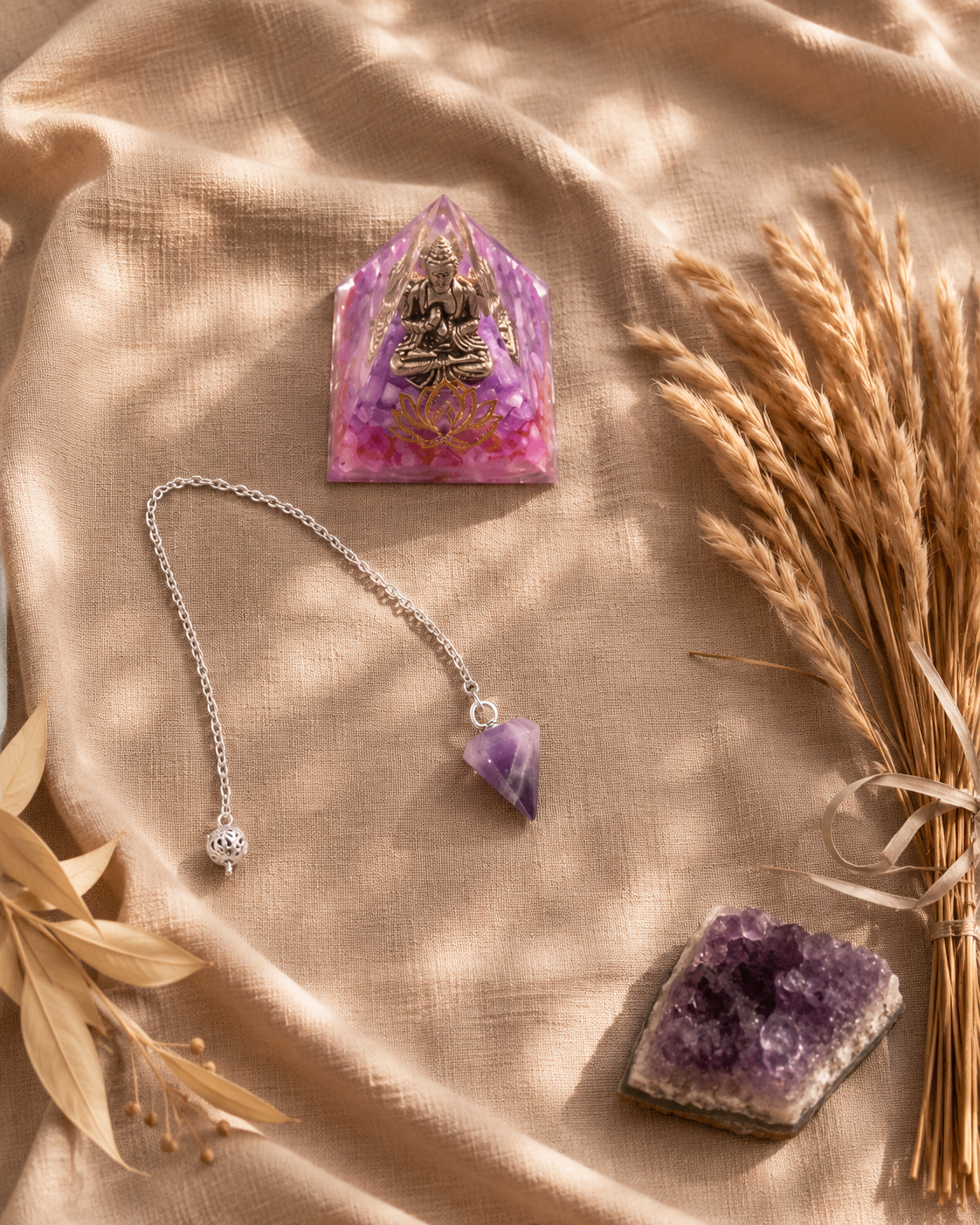 ✨ Pendule en améthyste -intuition & apaisement ✨
