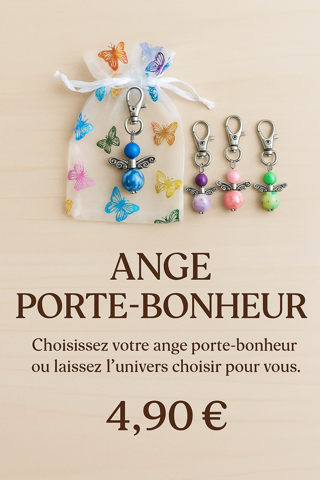 Petit Ange Porte -Bonheur-Fantaisie