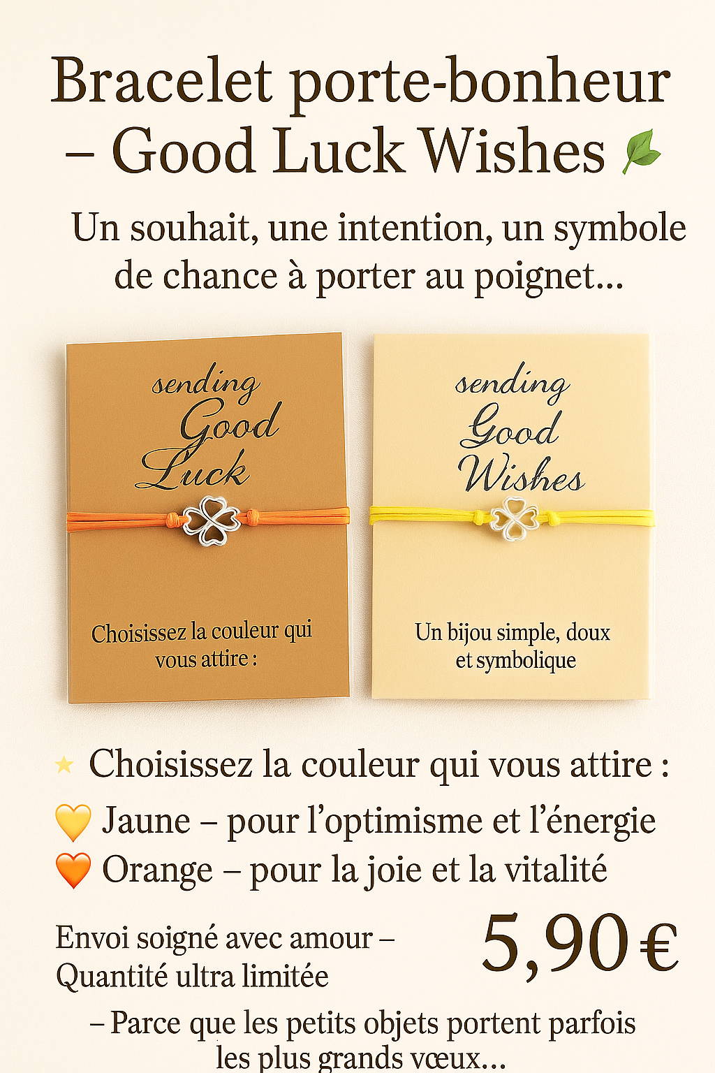 🍀Bracelet porte-bonheur