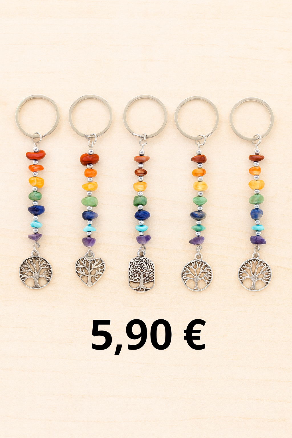 🌳 Porte -clés  Arbre de vie - Energie & Harmonie 🌿