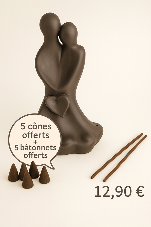 Porte - Encens Amour Eternel- Cônes & Batonnets